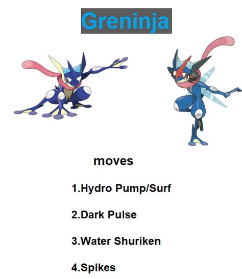 best moves for greninja.